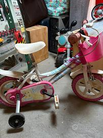 Bici bambina con rotelle