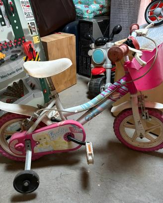 Bici bambina con rotelle