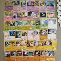 mazzo di carte Pokemon lotto grande set misti 