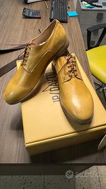 J.P. DAVID Scarpe Derby Pelle Giallo Uomo