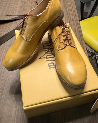 J.P. DAVID Scarpe Derby Pelle Giallo Uomo