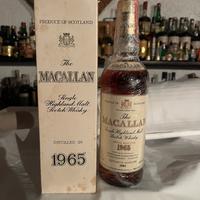 Macallan 1965 con Box + Macallan 12 yo