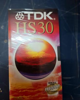 CASSETTE VHS TDK HS30 vergini