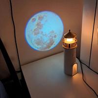 Faro Proiettore Luna a forma di faro ricaricabile