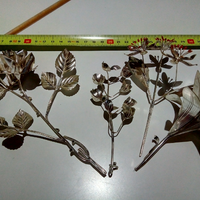 Collezione lotto fiori piante argento argenteria