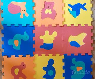 tappeto gomma puzzle 