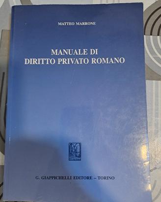 Manuale di diritto privato romano