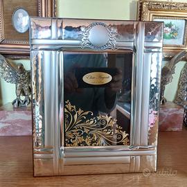 Cornice Portafoto in Argento per foto cm 13x18