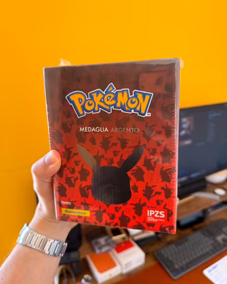 Moneta Pokemon Argento poste italiane PELLICOLATA