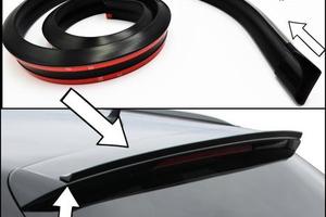 SPOILER Posteriore Alettone Tetto Per SEAT Nero