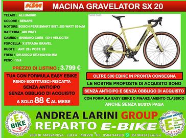 Ktm Macina Gravelator Sx 20 - Novità 2026