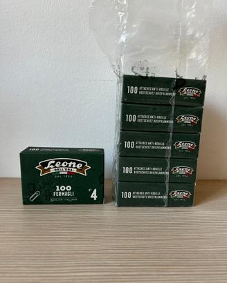 Fermagli leone 100 pezzi - 6 confezioni