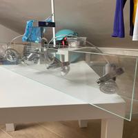 Lampadario vetro 4 punti luce