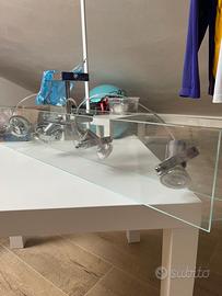 Lampadario vetro 4 punti luce