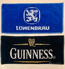 Set 2 Tappetini da Bar – Guinness & Löwenbräu