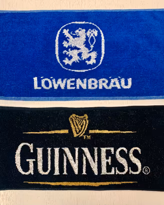 Set 2 Tappetini da Bar – Guinness & Löwenbräu