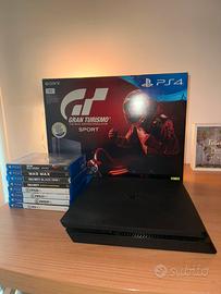 Playstation 4 slim da 1TB con controller e 8giochi