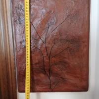 coppia quadri in terracotta