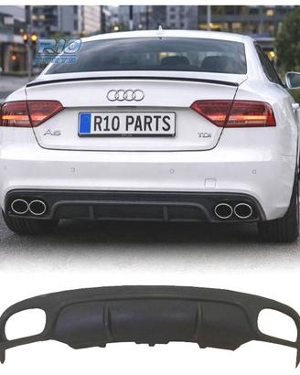 DIFFUSORE AUDI A5 COUPE CABRIO 07-11 LOOK DTM RS