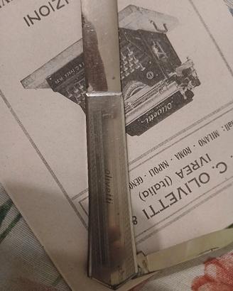 olivetti raro tagliacarte marcato olivetti 