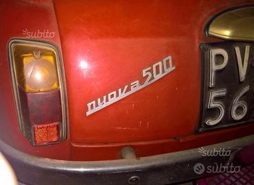 FIAT Cinquecento - Anni 60