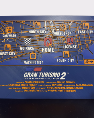 Pannello Gran Turismo 2 Menu principale