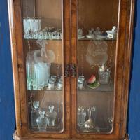 vetrina d'epoca anni 30 in noce