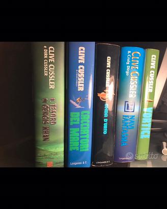 Libri  Clive Clussler 5 pezzi