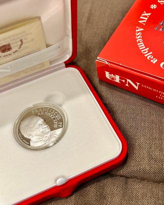 Vaticano 2015 - moneta da 5 euro argento fs