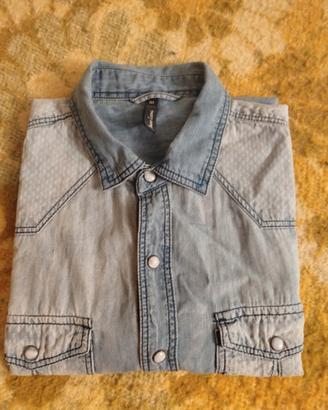 camicia Jeans uomo  Bruno Leoni