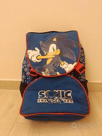 Zaino scuola Sonic