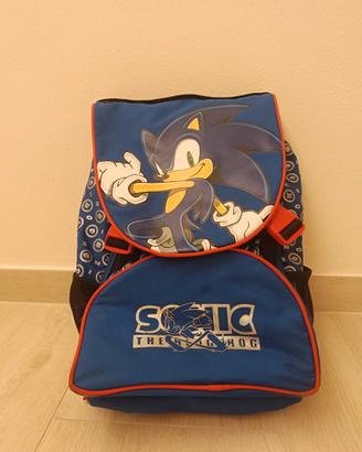 Zaino scuola Sonic