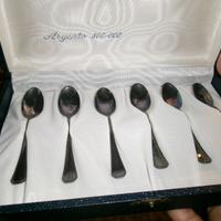 cucchiaini  da caffè in argento 800