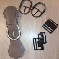 Set fibbie x borse e cinture
