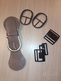 Set fibbie x borse e cinture