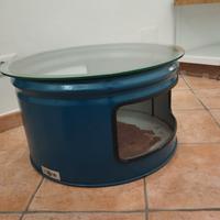 Tavolino di Design metallo blu marca Moro