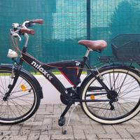 Bicicletta NILOX nero opaco 26" seminuova Unisex