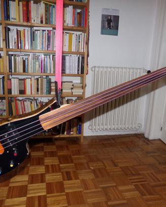 BASSO ELETTRICO FRETLESS modificato