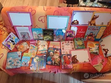 invernale bambina più giochi libri e dvd