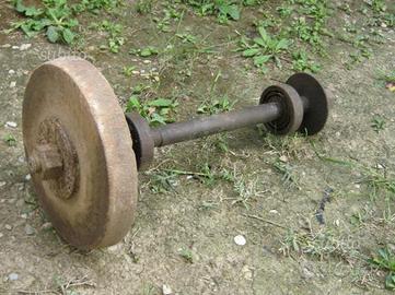 Mola da affilare con albero