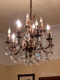 Lampadario cristallo di Boemia