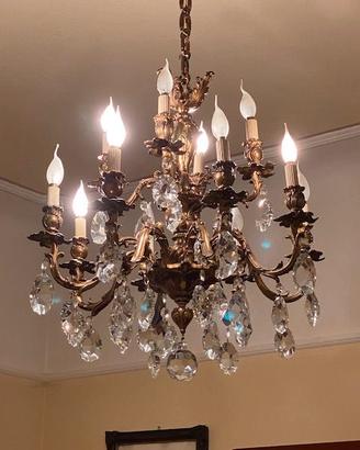 Lampadario cristallo di Boemia