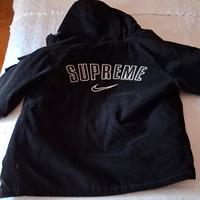 giacca Supreme-Nike Cordury hooded black ss