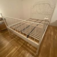 Letto Ikea in ferro battuto + materasso Baldiflex