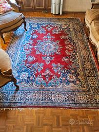 Grande tappeto persiano Kashan annodato a mano