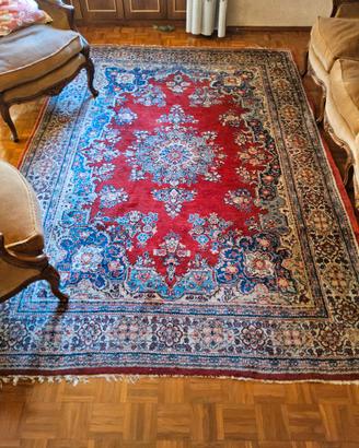 Grande tappeto persiano Kashan annodato a mano