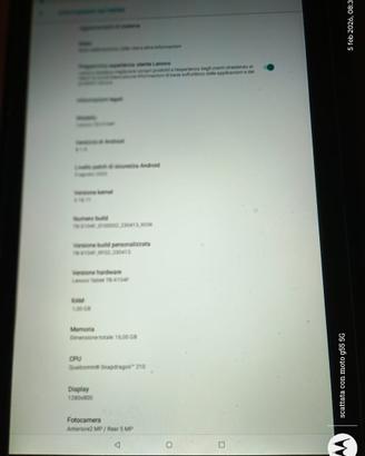 Tablet lenovo 10 "