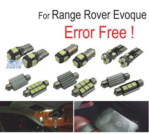 KIT 10 LAMPADE LED INTERNE PER LAND ROVER EVOQUE 1
