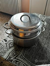 Pentole set completo 3 pezzi acciaio inox ICM