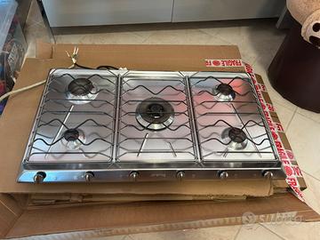 Smeg piano cottura gas 90 cm 5 fuochi